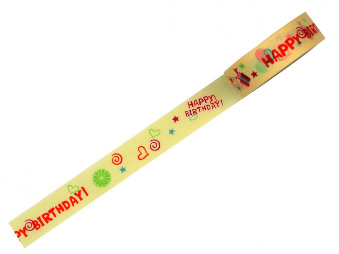 Folia 26036 - Washi Tape - dekorační lepicí páska - Party