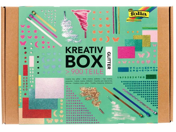 Folia 937 - Kreativní box Třpytky - 900 ks