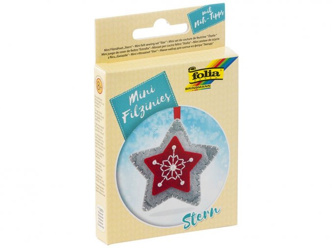 Folia 52913 - Mini filcový set - Vánoční hvězda