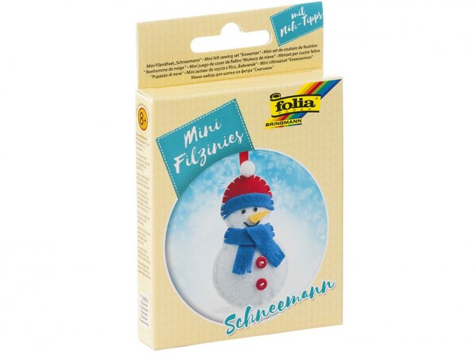 Folia 52918 - Mini filcový set - Sněhulák