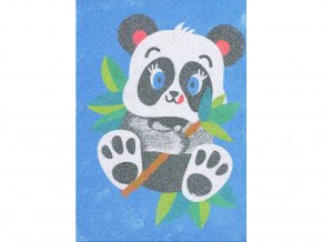 Radost v písku 0722 - šablona na pískování Panda