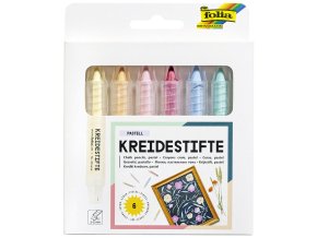 Folia 370619 - Křídy v tužce pastelové - 6 ks