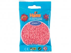Hama 501-06 - zažehlovací korálky Mini - růžové, 2 000 ks