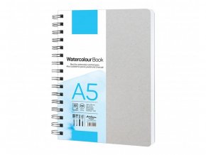 Drasca Art 900900135 - Kroužkový skicák Watercolour Book - A5, 30 listů, 250 g/m2