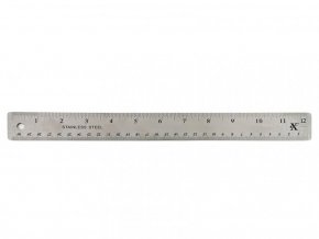 West design product limited 255300 - Kovové pravítko s měkkou rubovou úpravou - 30 cm