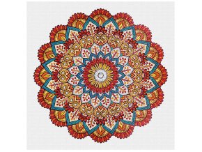 URSUS 43520006 - Diamantový obraz na plátně - Mandala, 30x30 cm