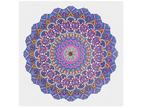 URSUS 43520008 - Diamantový obraz na plátně - Mandala, 30x30 cm