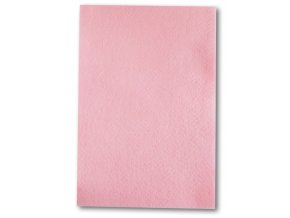 Dekorační filc/plst - 20 x 30 cm - světle růžový
