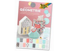 Folia 48449 - Blok s motivem Geometrie, 20 listů, 270g/m2