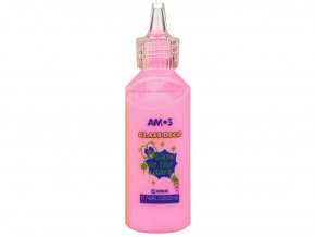 AMOS 1541 - Slupovací barva na sklo zářící ve tmě - růžová, 22 ml