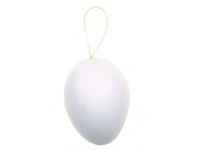 Anděl Přerov 8185 - Vajíčko z buničiny na zavěšení - 6 cm