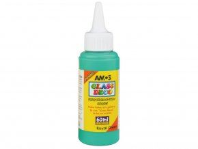 AMOS 1503 - Slupovací barva na sklo - TMAVĚ ZELENÁ, 60 ml