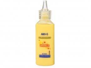 AMOS 1560 - Slupovací barva se třpytkami - žlutá, 22 ml