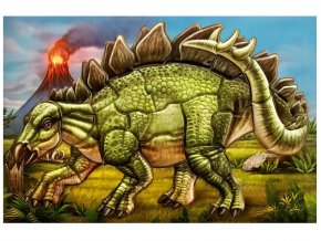 Anděl 6623 - Samolepicí skládačka Stegosaurus 14x25 cm