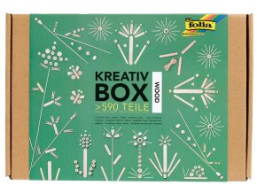 Folia 938 - Kreativní box Dřevo - 590 ks