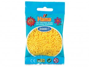 Hama 501-03 - zažehlovací korálky Mini - žluté, 2 000 ks