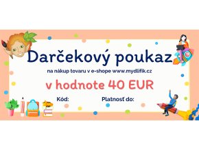 Mydlifíkův dárkový poukaz - 40 EUR