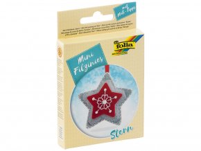 Folia 52913 - Mini filcový set - Vánoční hvězda