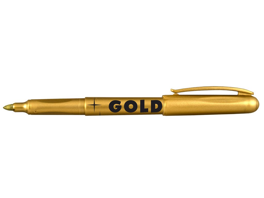 Centropen Značkovač metalický univerzální - zlatý