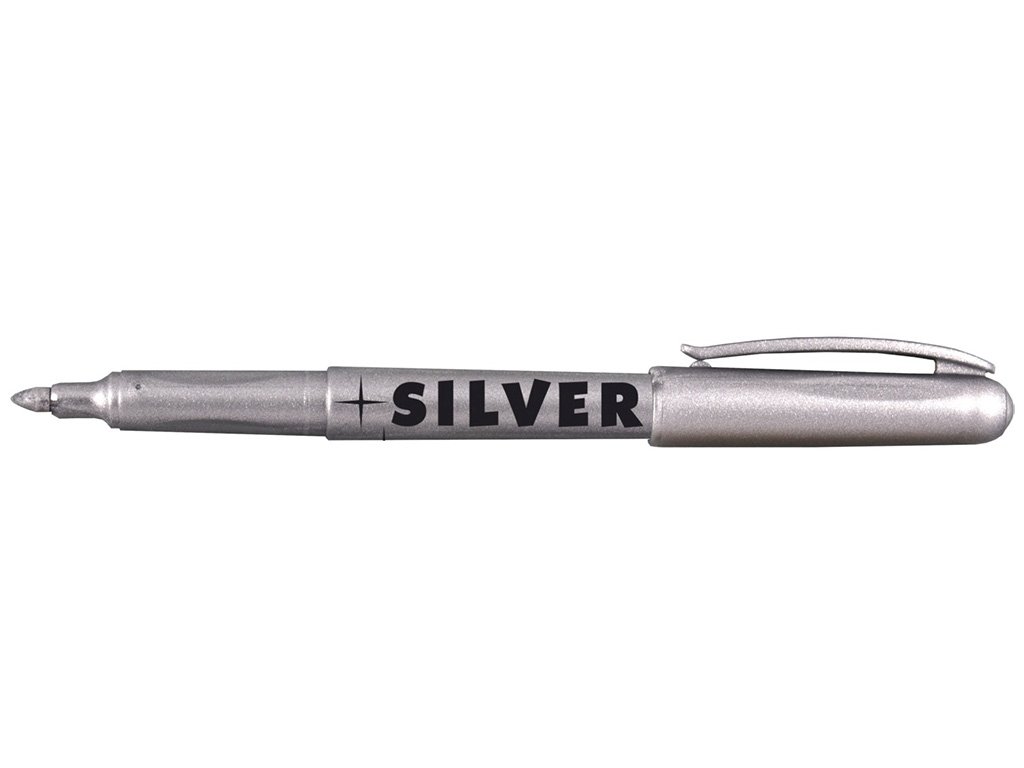 Centropen Značkovač metalický univerzální - stříbrný