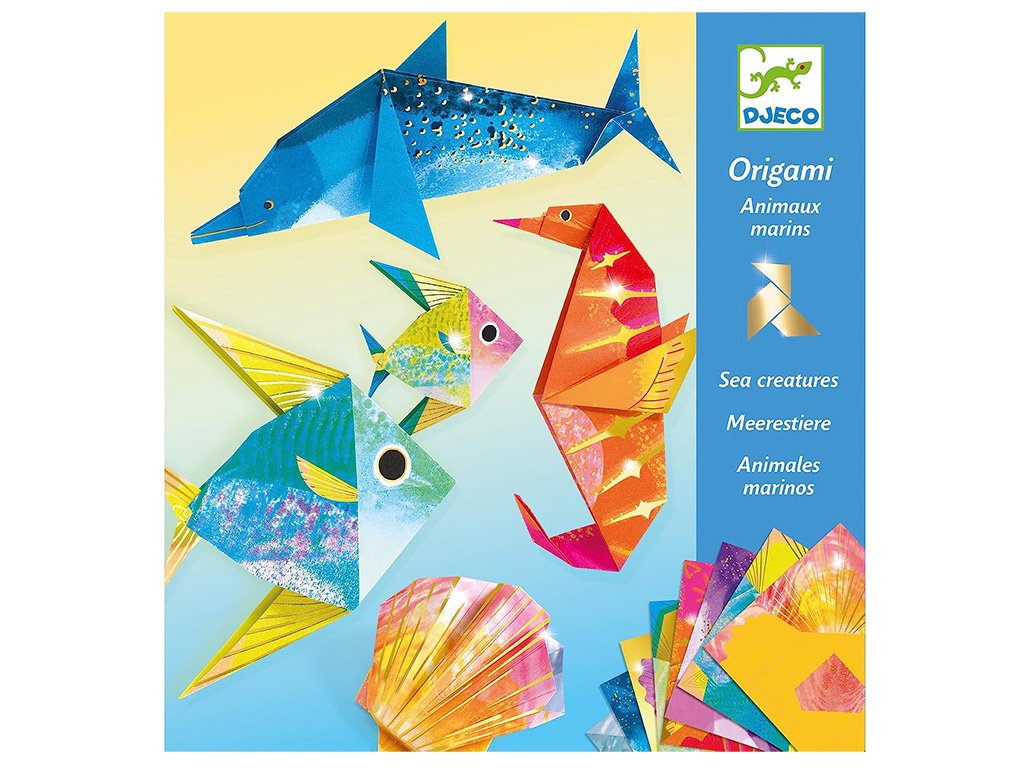 Djeco Metalické origami - Pod vodou