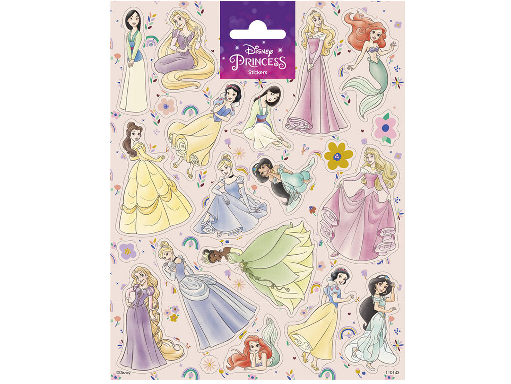 Lowlands Samolepky - DISNEY PRINCEZNY