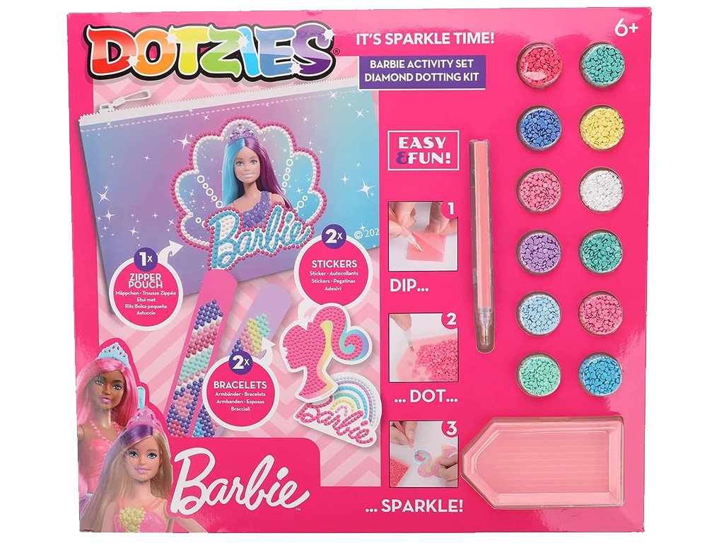 Diamond Dotz Velká sada diamantové malování - BARBIE