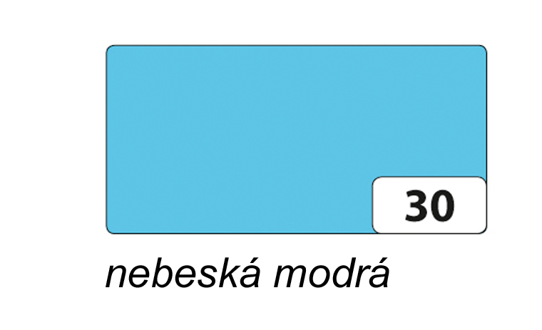 Folia - Max Bringmann Barevný papír - jednotlivé barvy - 220 g/m2, 50x70 cm Barva: nebesky modrá