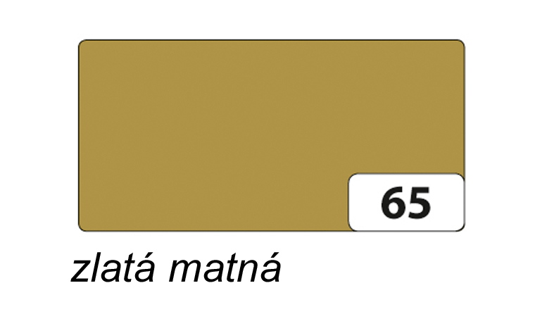 Folia - Max Bringmann Barevný papír - jednotlivé barvy - 220 g/m2, 50x70 cm Barva: zlatá matná
