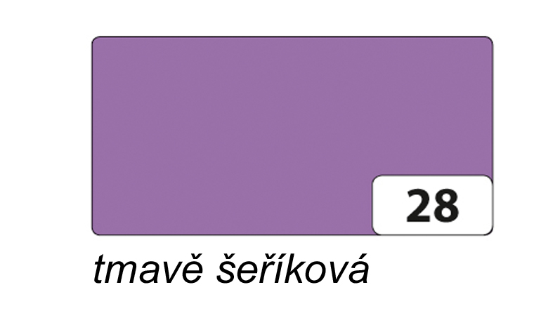Folia - Max Bringmann Barevný papír - jednotlivé barvy - 130 g/m2, 50x70 cm Barva: tmavě šeříková
