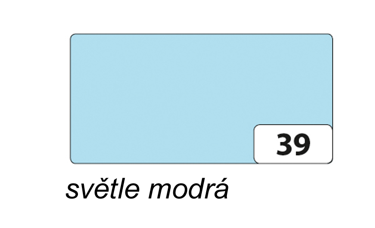 Folia - Max Bringmann Barevný papír - jednotlivé barvy - 130 g/m2, 50x70 cm Barva: světle modrá