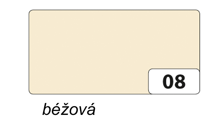 Folia - Max Bringmann Barevný papír - jednotlivé barvy - 300 g/m2, 50x70 cm Barva: béžová