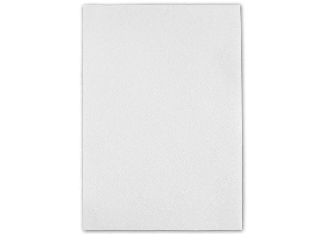 Folia - Dekorační filc/plst - 20 x 30 cm - bílý