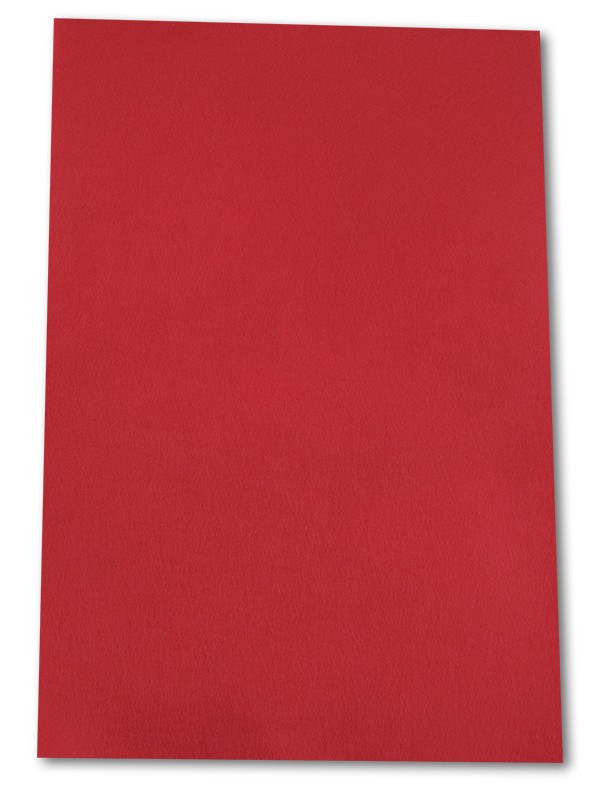 Folia - Dekorační filc/plst - 20 x 30 cm - červený