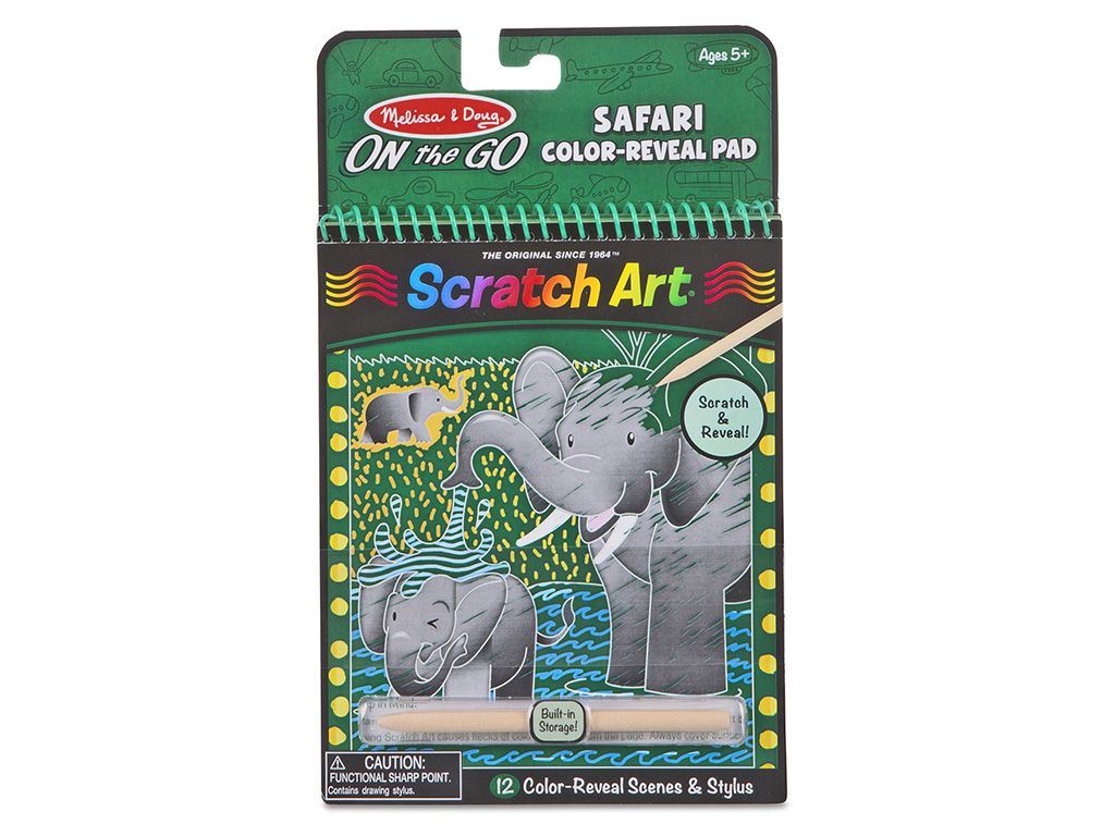 Melissa & Doug Škrabací obrázky - SAFARI