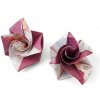 Clairefontaine 95371C -Sada origami papírů KVĚTY - 60 ks, různé formáty