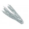 Luma D200280 - Chlupaté drátky žinylky, stříbrné, 10 ks