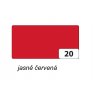 Folia 6122/20 barevná čtvrtka - 220 g/m2, 50x70 cm, 1 list, jasně červený
