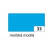 Folia 6122/33 barevná čtvrtka - 220 g/m2, 50x70 cm, 1 list, mořsky modrý