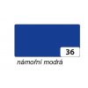 Folia 6122/36 barevná čtvrtka - 220 g/m2, 50x70 cm, 1 list, námořní modrý