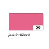 Folia 6729 barevný papír - 130 g/m2, 50x70 cm, 1 list, jasně růžový