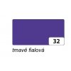 Folia 6732 barevný papír - 130 g/m2, 50x70 cm, 1 list, tmavě fialový