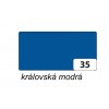 Folia 6735 barevný papír - 130 g/m2, 50x70 cm, 1 list, královsky modrý