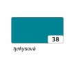 Folia 6738 barevný papír - 130 g/m2, 50x70 cm, 1 list, tyrkysový