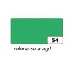 Folia 6754 barevný papír - 130 g/m2, 50x70 cm, 1 list, zelený smaragdový