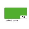 Folia 6755 barevný papír - 130 g/m2, 50x70 cm, 1 list, zelený trávový