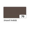 Folia 6770 barevný papír - 130 g/m2, 50x70 cm, 1 list, tmavě hnědý