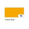 Folia 6116 barevný fotokarton - 300 g/m2, 50x70 cm, 1 list, tmavě žlutý
