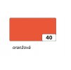Folia 6140 barevný fotokarton - 300 g/m2, 50x70 cm, 1 list, oranžový