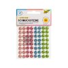 Folia 12309 Samolepicí kamínky Kolečka, 64 ks